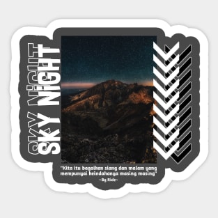 Night Sky Sticker